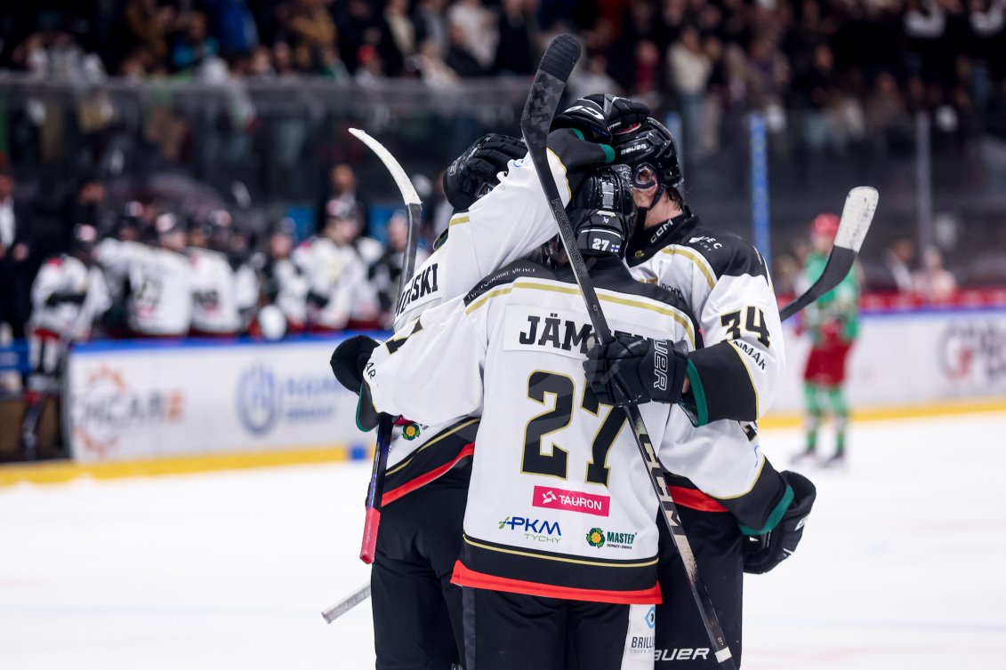 Sport: THL. GKS Tychy - ECB Zagłębie Sosnowiec. - Agencja Fotograficzna